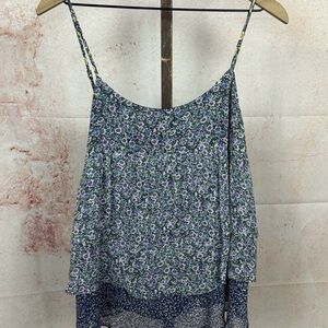 Joie silk layered tank top